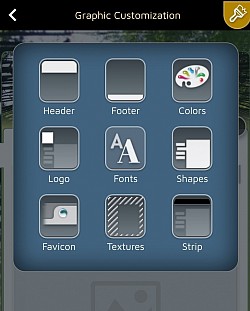 உங்கள் இலவச வலைத்தளத்தின் பல அம்சங்களை நீங்கள் தனிப்பயனாக்கலாம்.