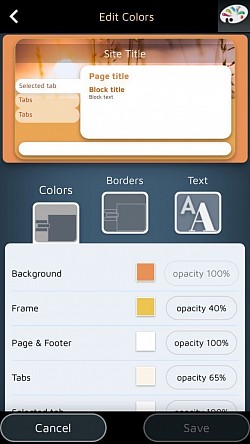 உங்கள் வலைப்பக்கங்களின் ஒவ்வொரு பகுதியின் நிறத்தையும் தனிப்பயனாக்குங்கள்.